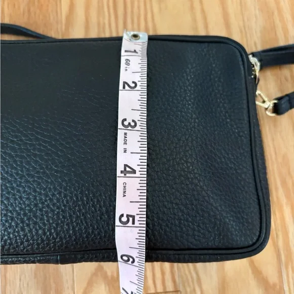 Whistles (UK)—LIKE NEW—Leather Leopard Print Crossbody Bag - Picture 8 of 13